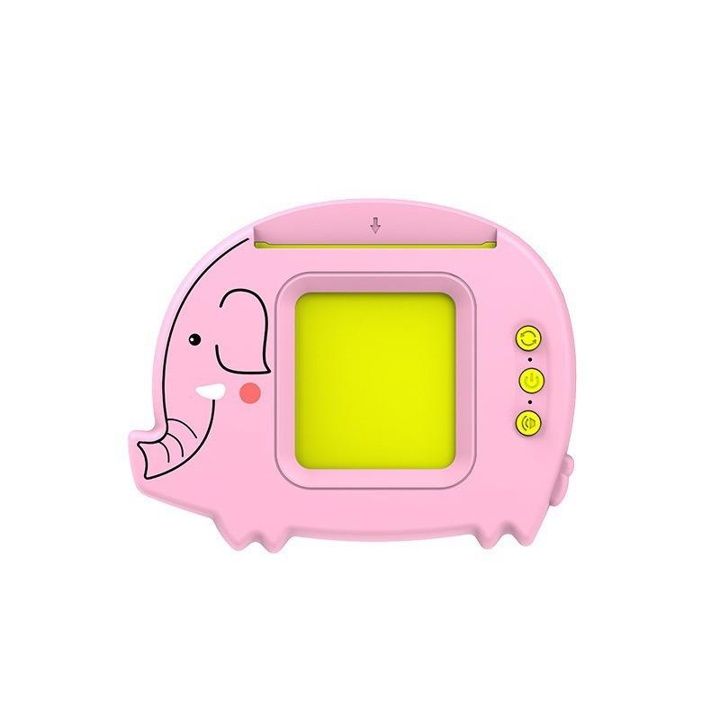Interactive Educational Elephant Storytelling Machine With 112 Multilingual Flashcards And Rechargeable Battery For Early Childhood Learning