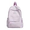 Schultasche Japanisch süße Schleife Rucksack weiblich Grund- und Sekundarschüler leichte Schultasche aus koreanischer Version einfarbig Reisen