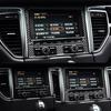 Real Carbon Fiber Center Console Navigation Frame Cover For Porsche Macan 14-21