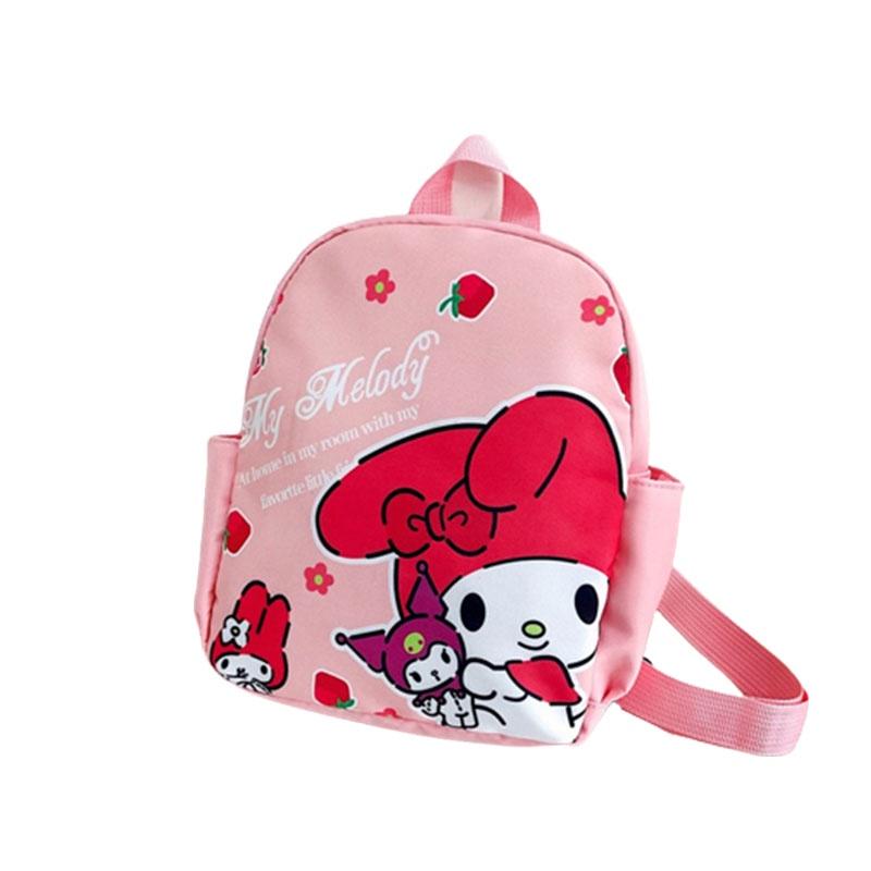 Cute Cartoon Print Nylon Children's Backpack For Boys And Girls Lightweight And Theft-proof