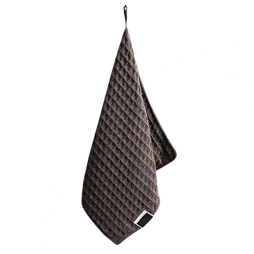 Lanyard Design Cloth Waffle Rag Quick-drying Soft Waffle Rag Towel Set for Home Kitchen Absorbent Dish Cloth Hand for Dinner
