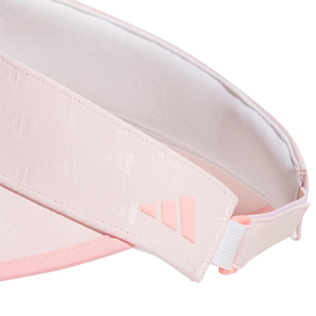 Adidas Golf Monogram Print Wide Sandy Pink Women's Visor, JTC23,