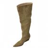 High-heeled pointed khaki stacking boots high knight boots women's shoes 2025 new spring and autumn winter thin long boots