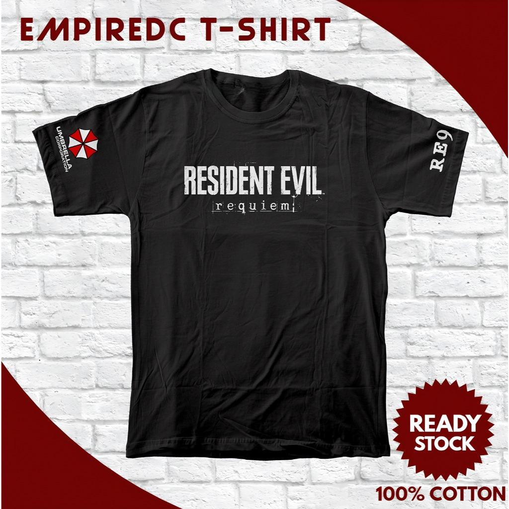 Resident Evil 9 Requiem Leon Kennedy Grace Ashcroft Graphic 100Cotton Unisex Shirt 2026 New Fashion Y2k Short Sleeve Tshirt