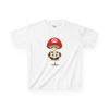 Mushroom Plumber Stack Kids Tee | Cute Video Game Character Shirt