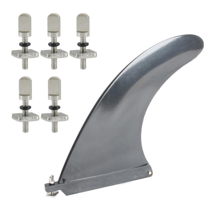 5 Peças Parafusos de Quilha para Longboard Aço Antiferrugem Parafusos de Prancha de Surf Peças de Reposição Parafuso de Quilha de Polegar Peça de Quilha Universal