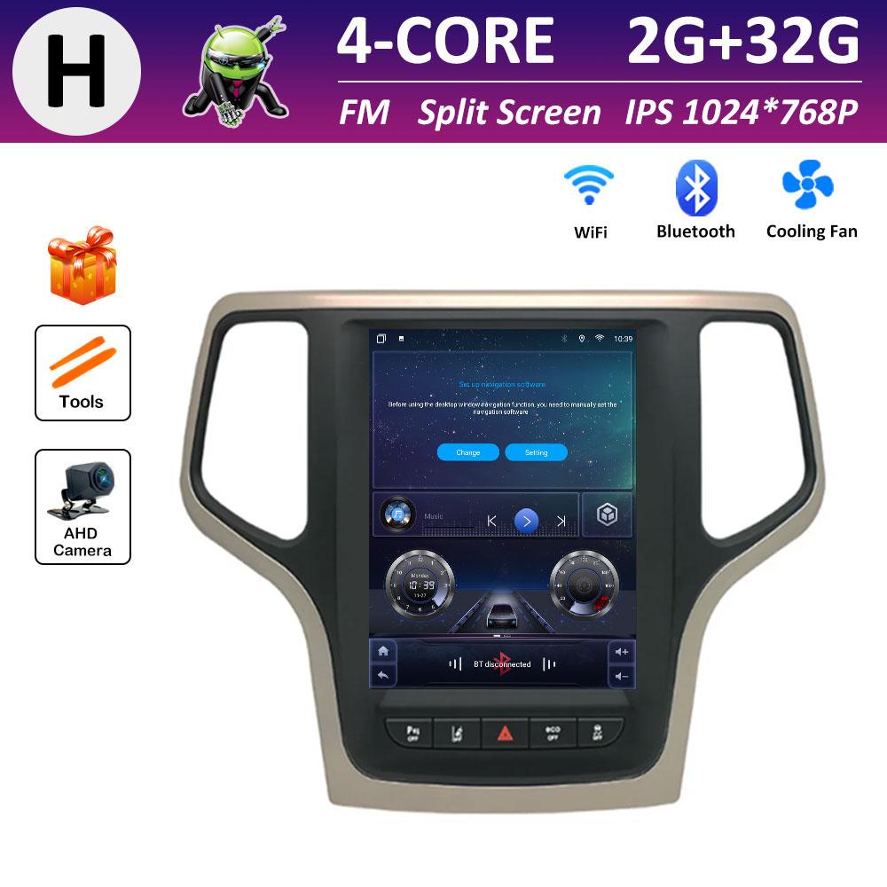 For Jeep Grand Cherokee 2014 2015 2016 2017 Wireless Carplay Android Smart System IPS Touch Screen GPS Navigation DSP Stereo BT