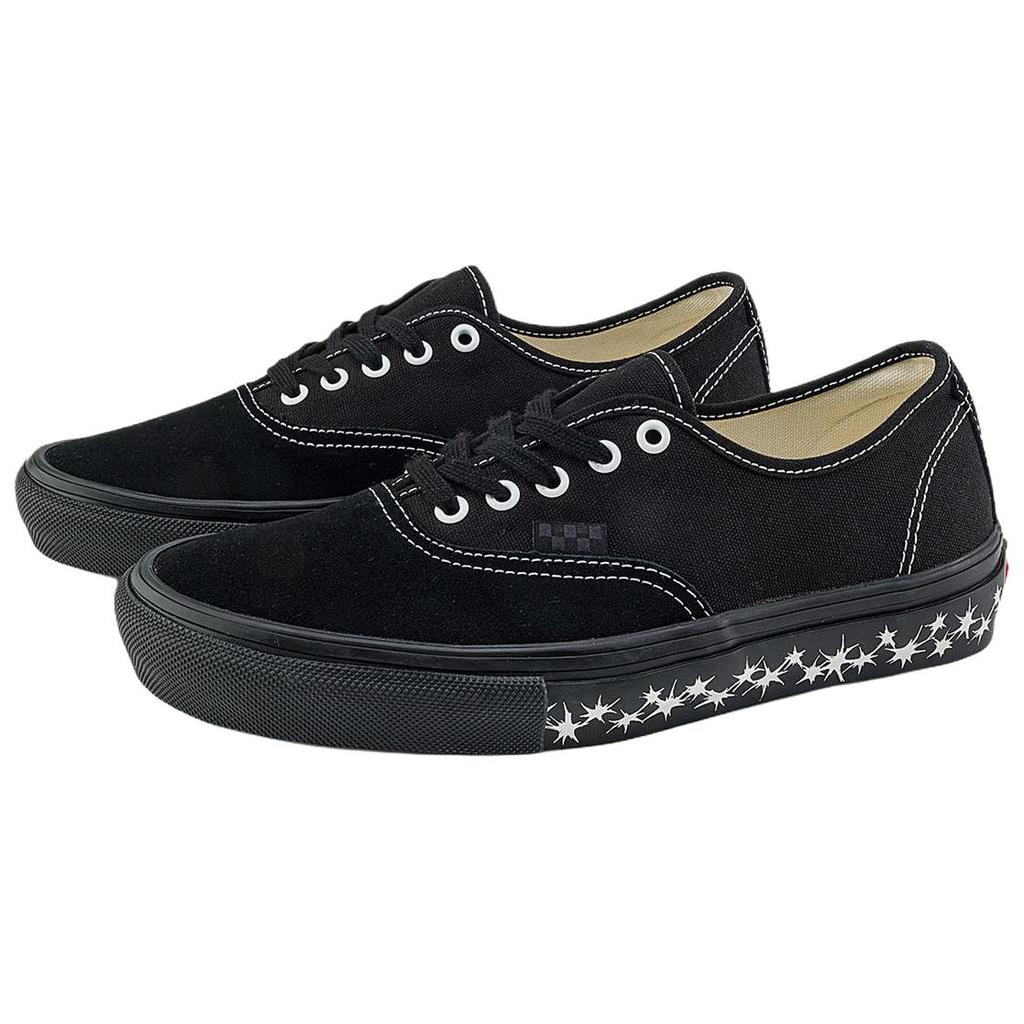 New Vans Skate Authentic Abrasion Resistant Low Top Skateboard Shoes Unisex Black White VN000EERCQQ