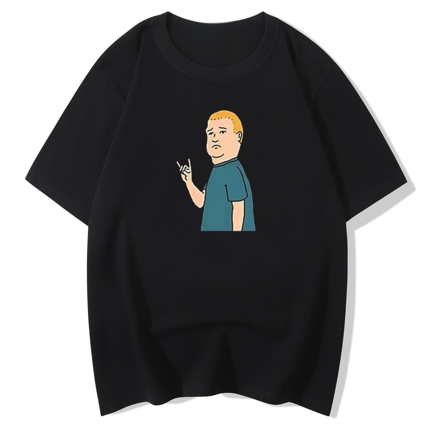 

The Main Trend of The King of The Hill Family, Bobbyhill Short-sleeved T-shirt, Is The Same Style As Bobby Hill 4XL