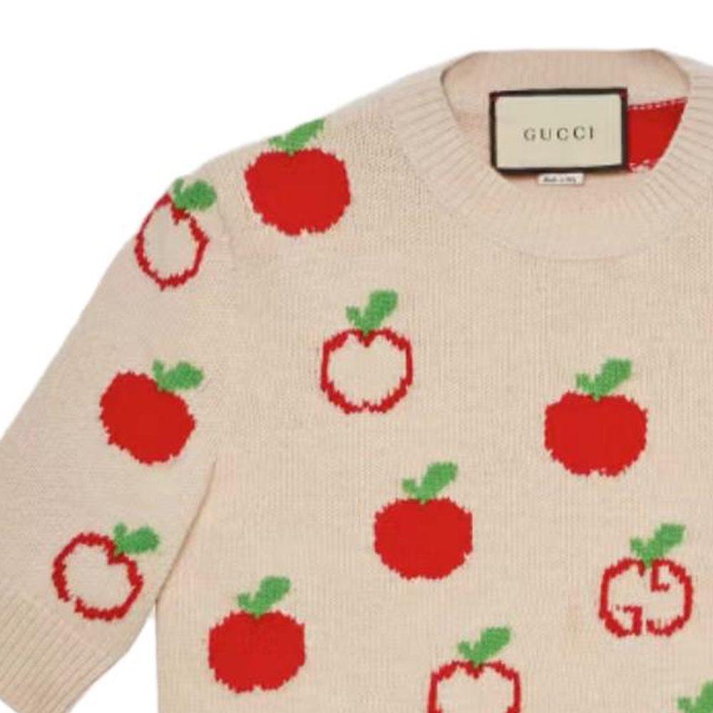 Gucci Sweater Women's Ivory White 606117-XKA7I-9376