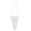 LED Solar Hanging Lamp Cone Shaped Ground Insert Lawn Light Waterproof for Garden Courtyard