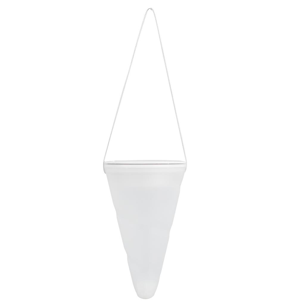 LED Solar Hanging Lamp Cone Shaped Ground Insert Lawn Light Waterproof for Garden Courtyard