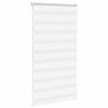 VidaXL Store zèbre blanc 90x100 cm largeur du tissu 85,9 cm polyester, store à enrouleur zébré, store zébré pour fenêtre, 4014727