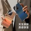 Applicable iPhone 17Promax mobile phone case Apple 17 skin-friendly plaid plain leather 14PRO light luxury protective case