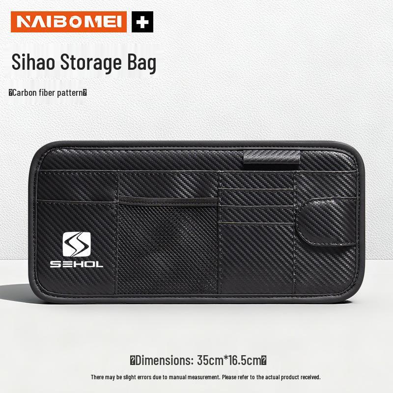 JAC Sehol A5/E10X/E40X/E50A Car Sun Visor Glasses Clip & Storage Bag