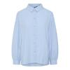 Women's Striped Cashmere Blue Muna Shirt