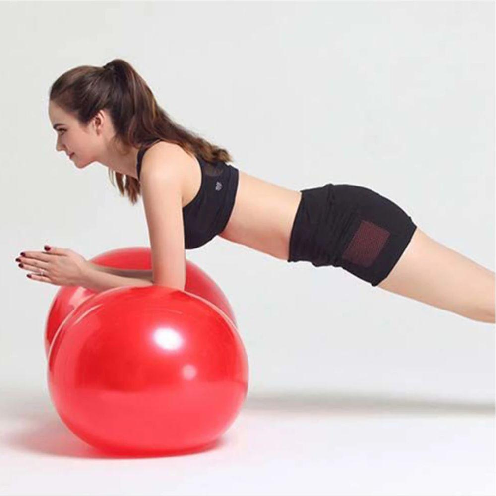 PVC Material Explosion-proof Yoga Ball Thickened Inflatable Pilates Yoga Ball  Home Exercise