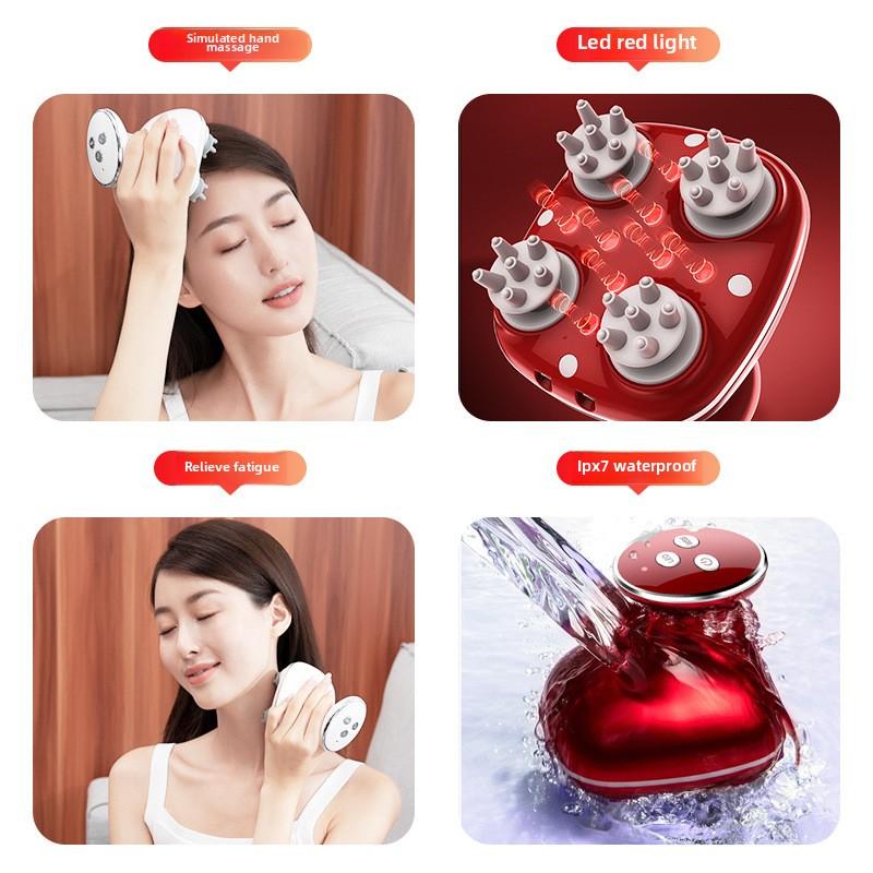 Multifunctional Head Therapy Instrument Charging Head MassagingTool Electric 3D Scalp MassagingTool Head Massagedevice