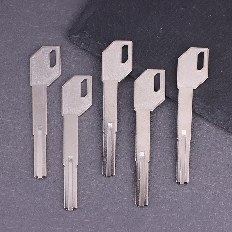 

5/10Pcs E-A46 Long Necked Gun Handle Double Leaf Fingerprint Lock Key Blank Super C-Level Extended Key Embryo Parts 5pcs