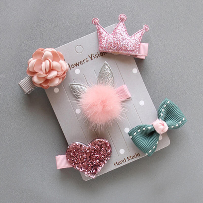 Bowdog Pretty Hairpin Puppy Head Pin 5p SET