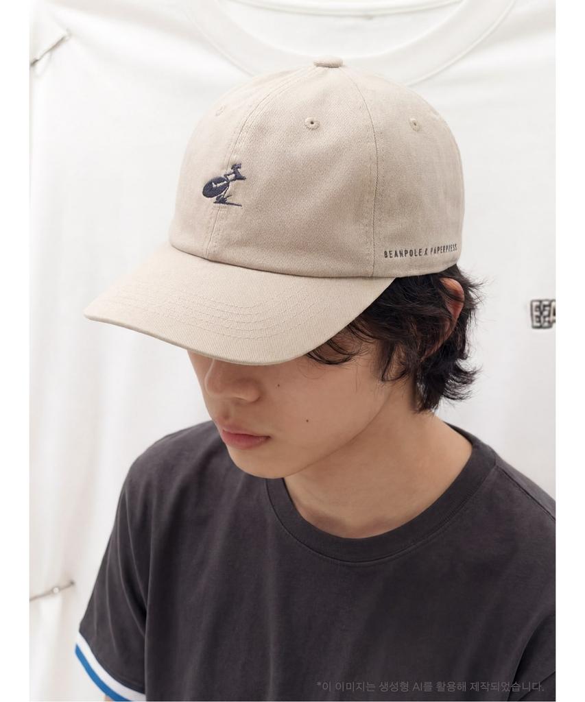 Binpolmen Paper Press X Beanpole Ball Cap Ivory