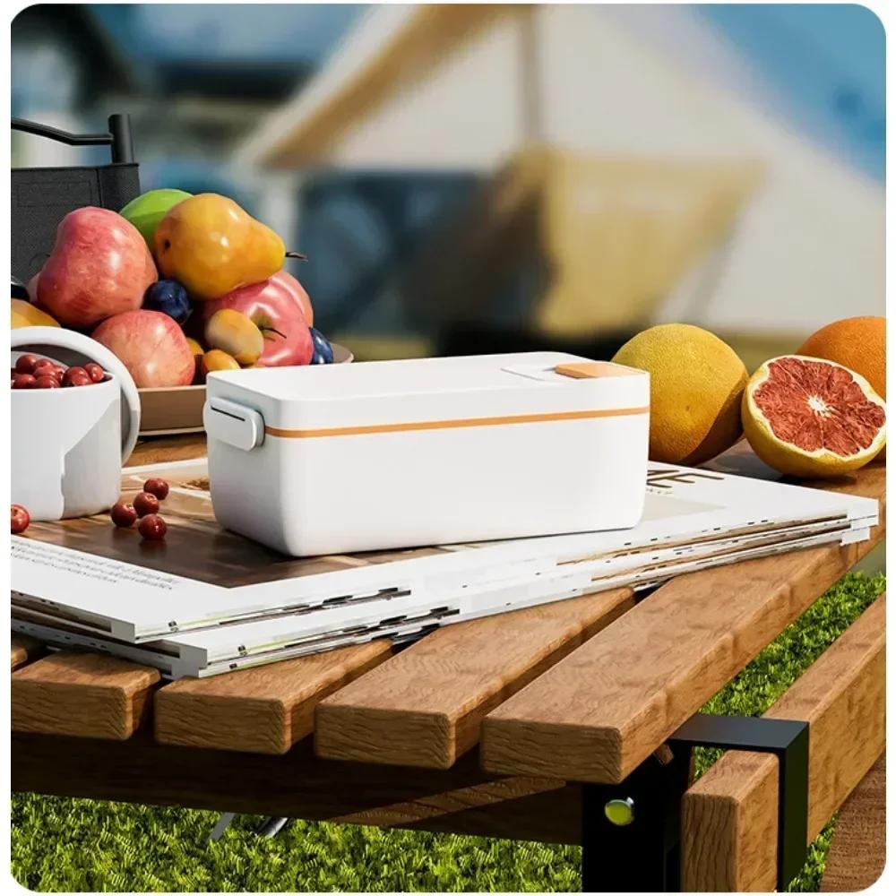 Hot 1000ML Office Thermal Lunch Boxes, Portable Electric Lunch Boxes, Water Free Heating Bento Box, Stainless Steel Food Warmer