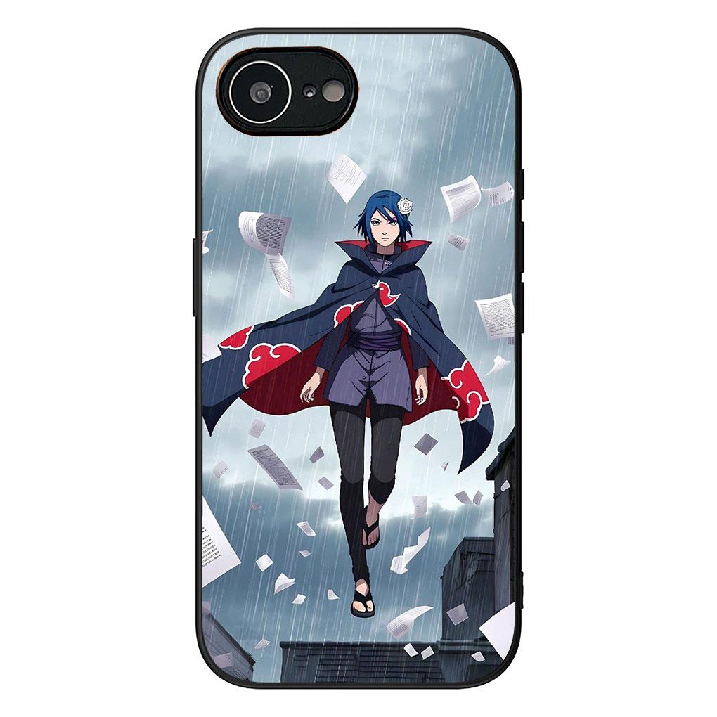 konan Narutos Pain Akatsuki Casing Phone Cover for Apple iPhone 17 16 14 15 Pro Max Plus 15+ 16E XR ProMax Air 16+ Soft Case