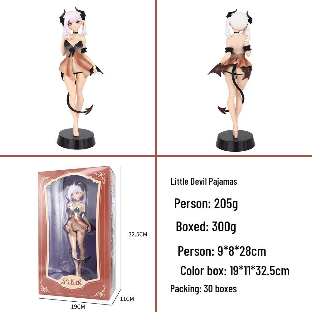 

Large Lilith Figure: Follow-the-Eyes Sexy Devil in Two-Dimensional Style