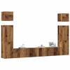VidaXL Wall-Mounted TV Unit Set 6 Pcs Old Wood Engineered Wood 3329141