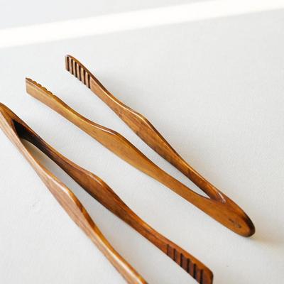 Romwood Rosewood Wooden Long Tongs 33.5cm