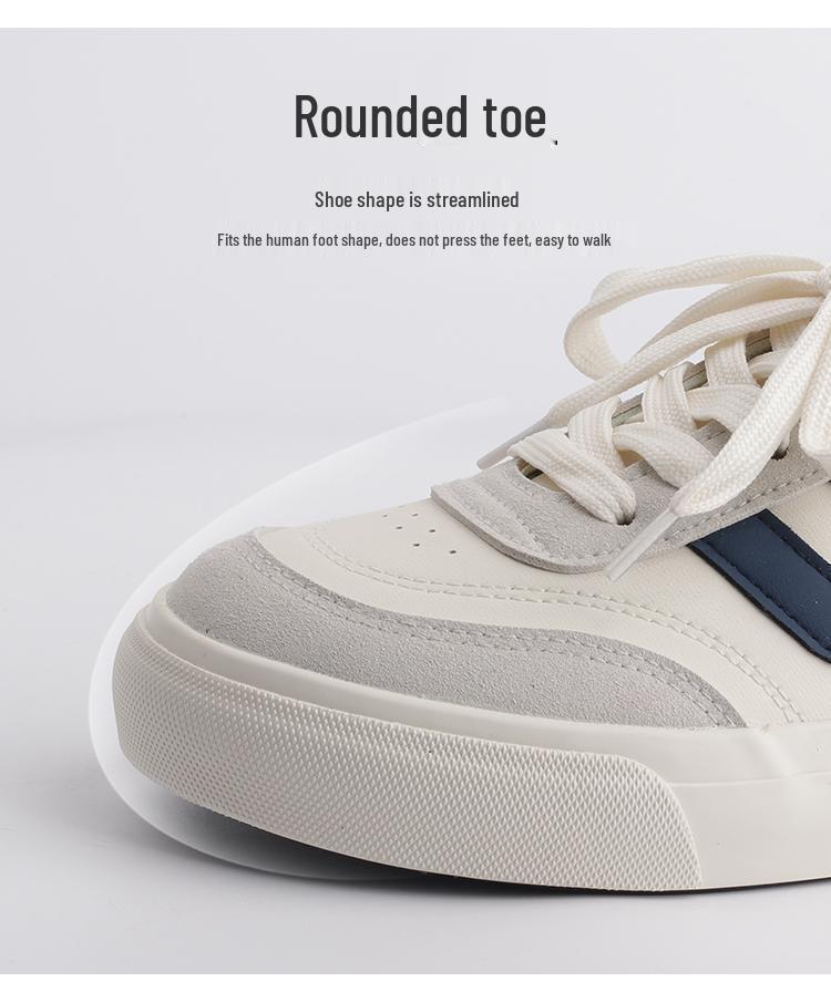 Dámské bílé tenisky Niche Design - Jaro & Podzim 2025 Plátěné sportovní boty na silné podrážce pro studentky a dívky, Všestranný styl