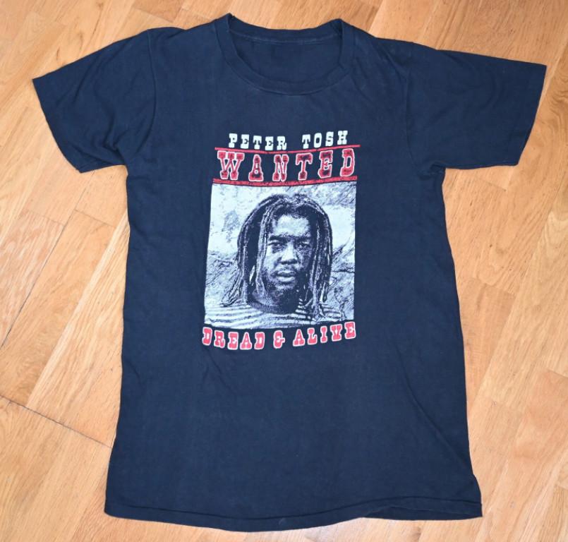 1981 PETER TOSH винтажный Редкий! Футболка с принтом регги-концерта 70-х 80-х годов S-5XL XXL