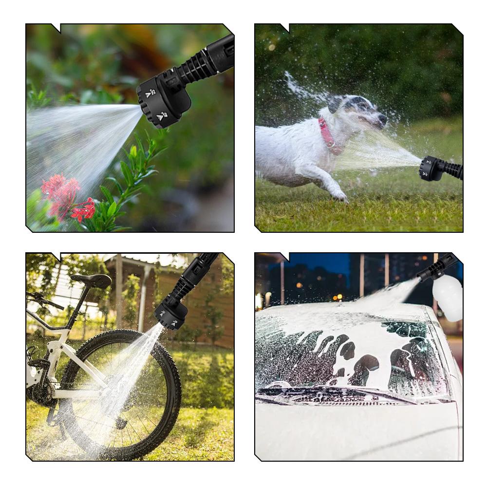NEWBENY 200Bar 6 IN 1 Brushless Electric Car Washer Cordless Efficient Garden Cleaning Power Tools For  18V-21V Battery