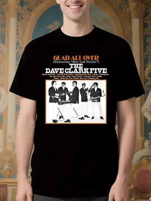 T-shirt Graphique The Dave Clark Five Glad All Over - Vintag...
