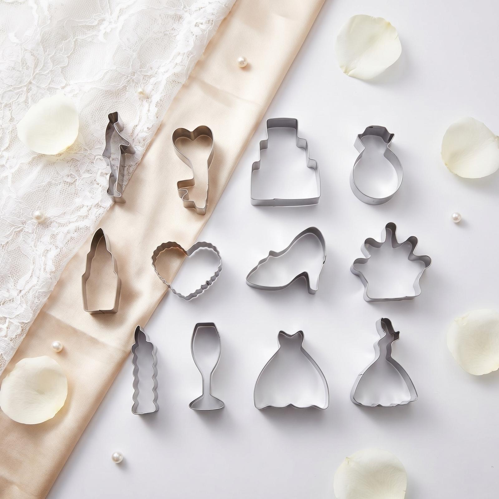 

Wedding Stainless Steel Mold Baking Tool One Size серебряный