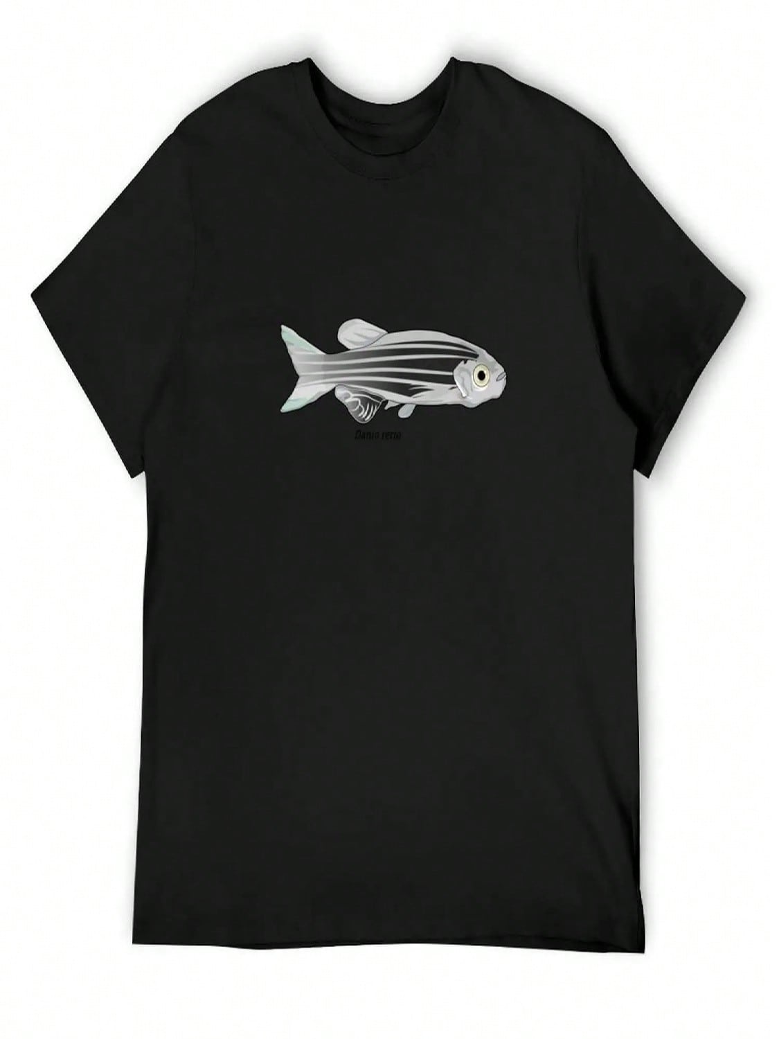 Danio - Zebrafish T-Shirt Hippie Clothes Oversized Graphic Tee Cute Tops Korean Fashion unisexs Cotton T Shirts S разноцветный