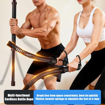 1 Coppia Corda da Battaglia Senza Corde Uomini Donne Esercitatore per Braccia Allenamento Cardio Forza Muscolare Corda per Allenamento Senza Fili Attrezzatura per Palestra Casalinga