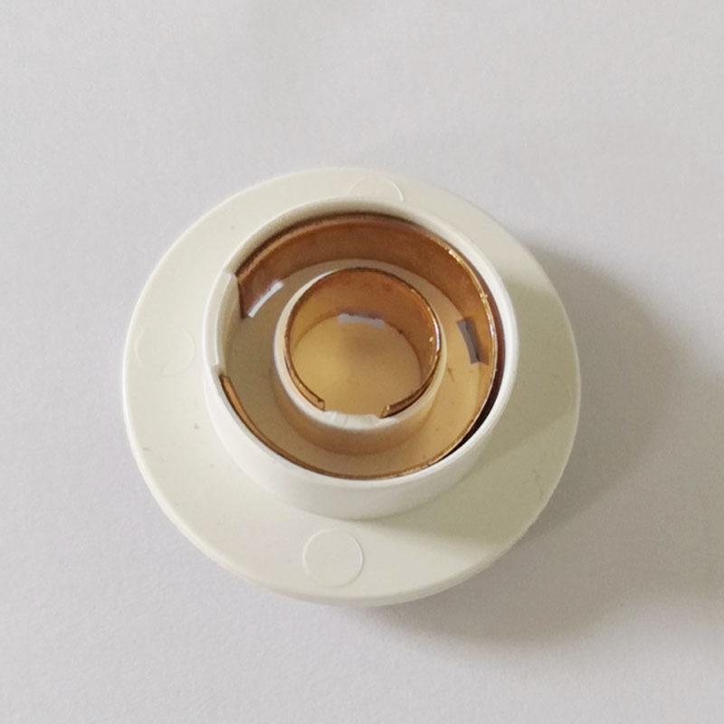 E27 LED Lamp Holder Base with Metal Electrode Clip and Sleeve (No Plastic Shell)