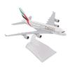 380 Airplane Model Alloy Diecast Ornament Plane Model Toy for Children Collection Table Top
