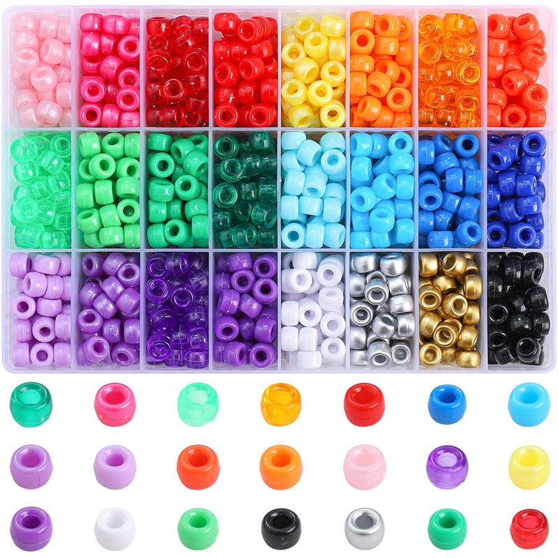 1box/bag 9x6mm Bucket Beads Set Box DIY Bracelet Necklace Earrings Jewelry Accessories