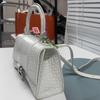 [Pre-Owned] Balenciaga Hourglass XS Top Handle Bag 'White' - Good #UI3OQS