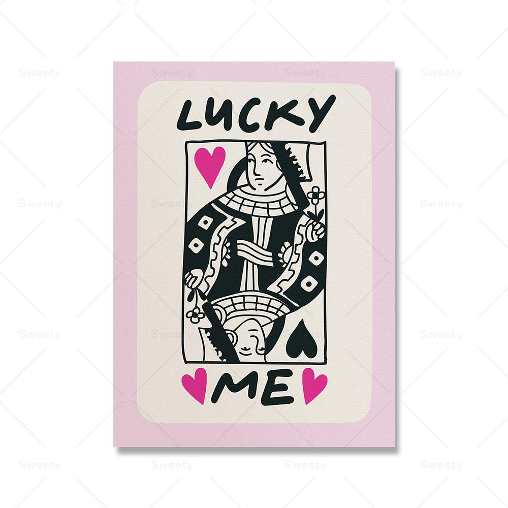 Wall Mural Pink Y2k Decor Trendy Retro Aesthetic Posters And Prints Cartoon Quote Wall Art Canvas Painting For Dorm Room Decor