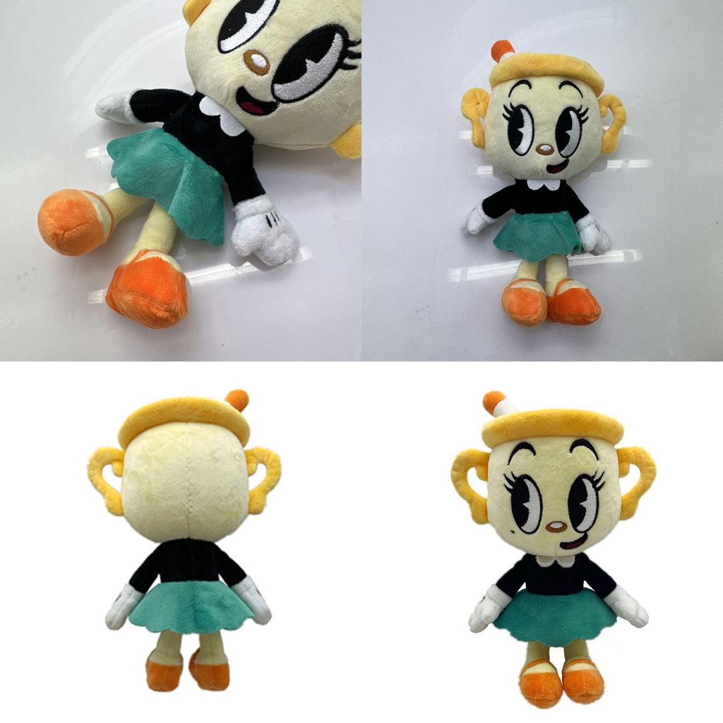 Brinquedo de Pelúcia Aventura Cabeça de Xícara Cuphead Para Crianças 9 pol.