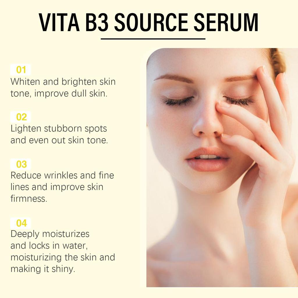 Niacinamide Face Serum Dark Spots Removal Brightening Rejuvenating Fade Melasma Hydrating Anti Wrinkle Vitamin B3 Essence
