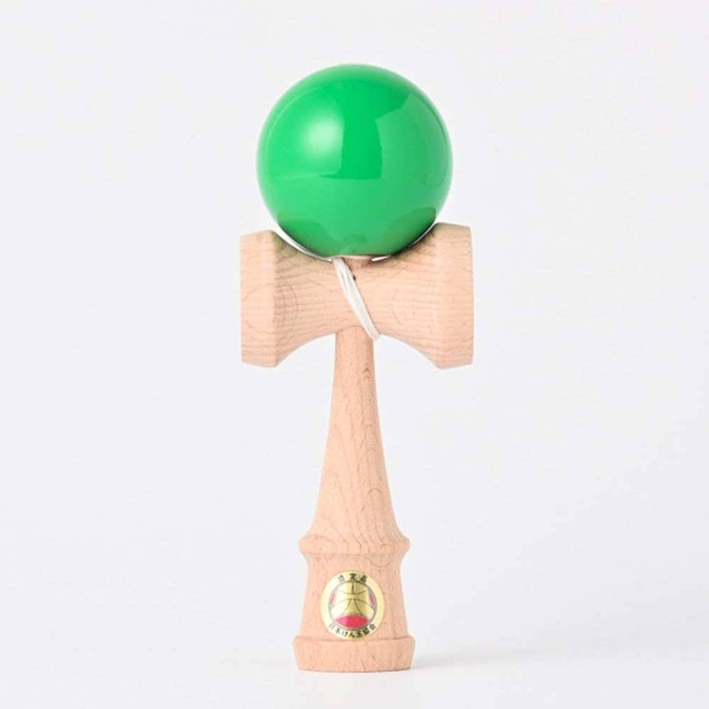 Gentosha Official Kendama STARS Revised Edition Green One Size Toy
