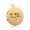 Personalized Stainless Steel Pet Name Tag - Anti-Lost Custom Dog Tag and Collar Nameplate