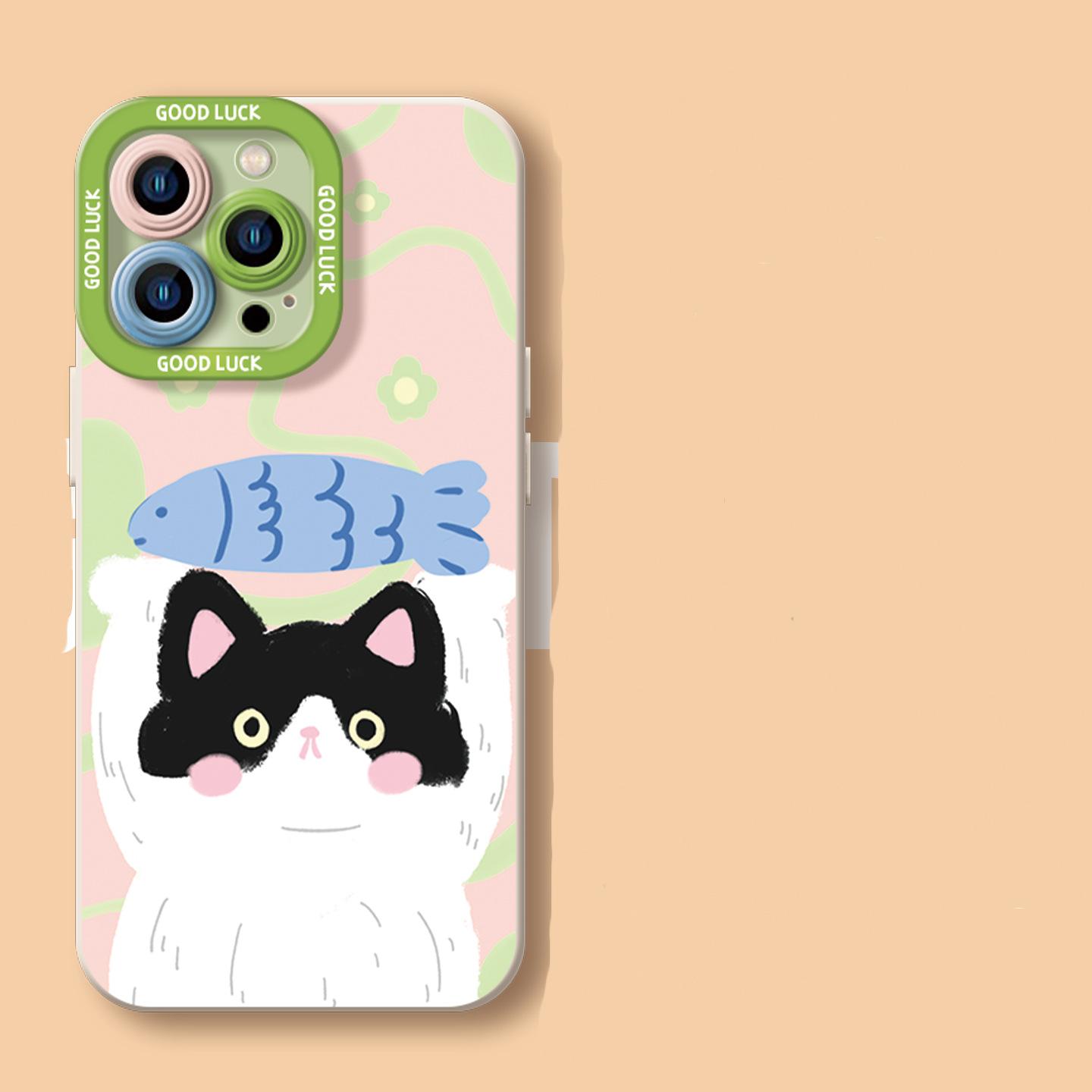 

Xiaoyu Cat for Apple 17 Mobile Phone Case for IPhone16 New Pro Cute 15 Cartoon Max Female 14 For Apple 6G/6S