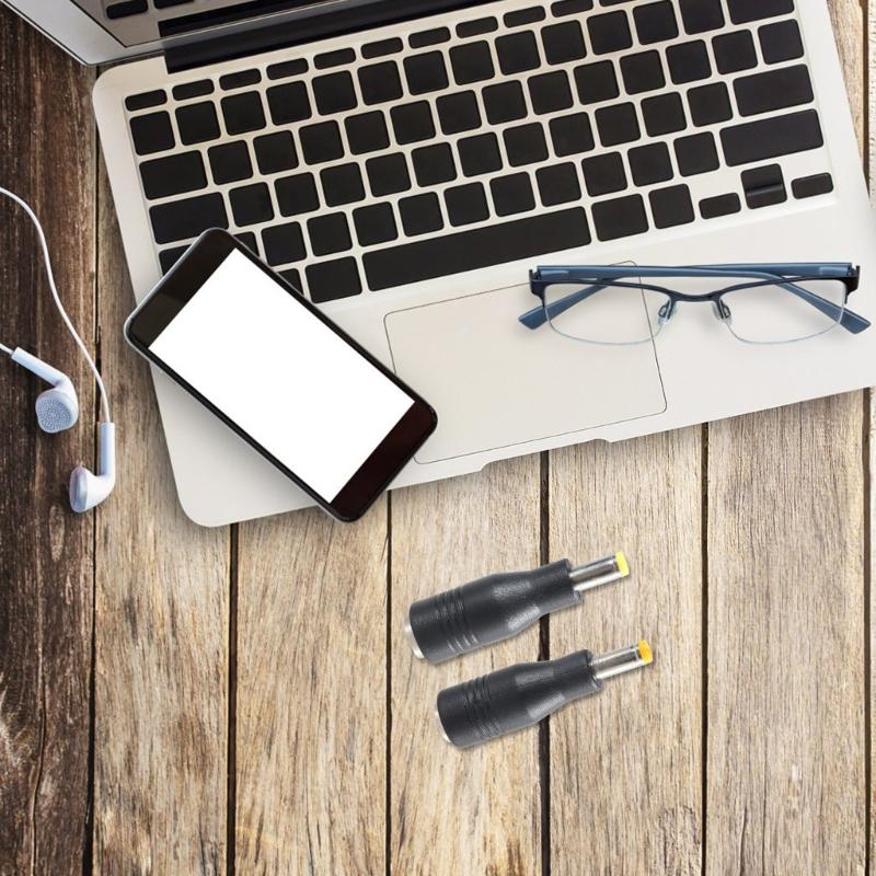 Universal Power Adapter Connectors 7.9x0.9mm Female To 5.5x2.1mm Male Power Connectors Adapter for Laptops Electronics