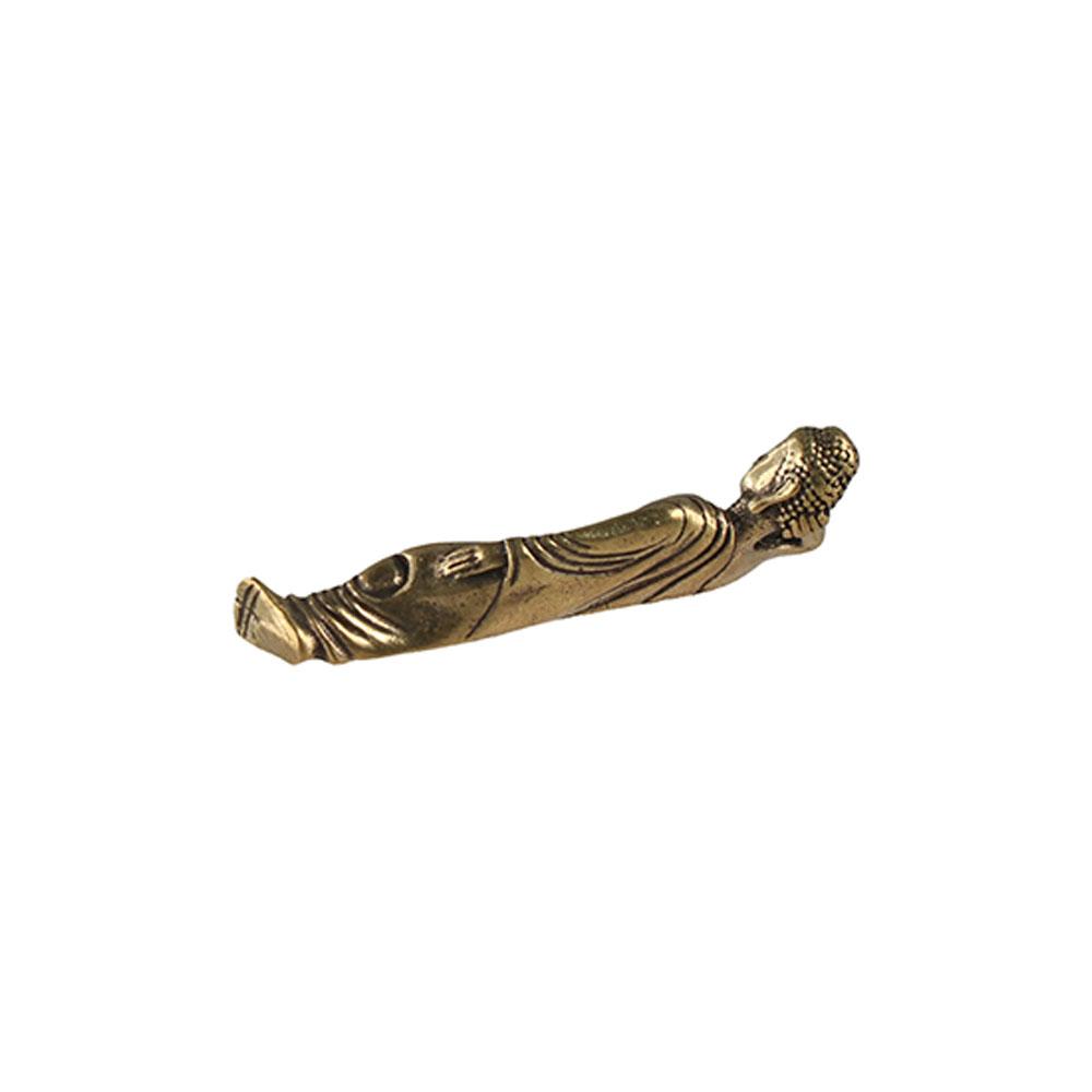 Mini Lying Shakyamuni Miniatures Retro Brass Buddha Statue Shakyamuni Buddha Ornament  Home Decor