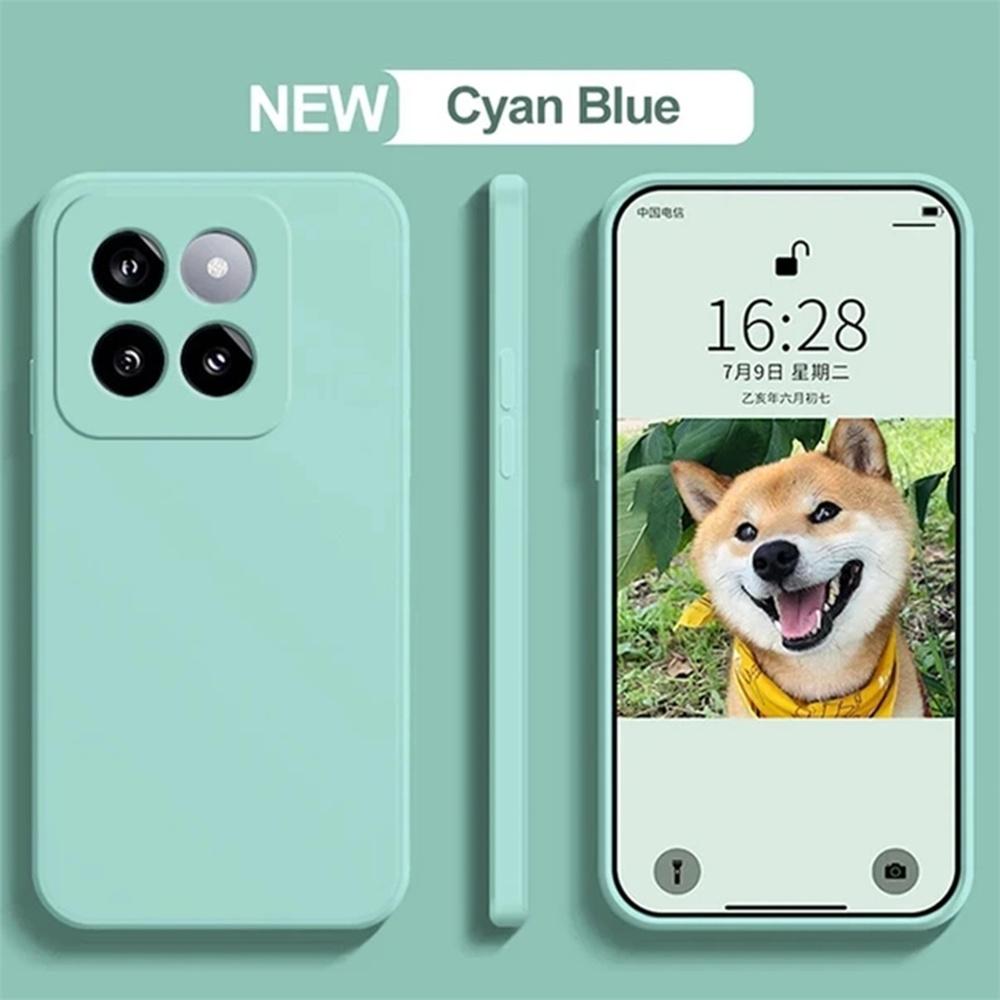 Original Liquid Silicone Camera Protector Case For Xiaomi 14T Case Xiaomi 14T Pro Cover Funda Soft Back Cover For Xiaomi 14T